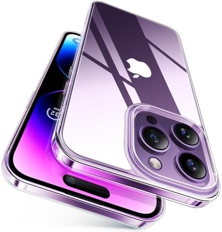 TORRAS for iPhone 14 Pro Max Case, Anti-Yellowing, Crystal Clear