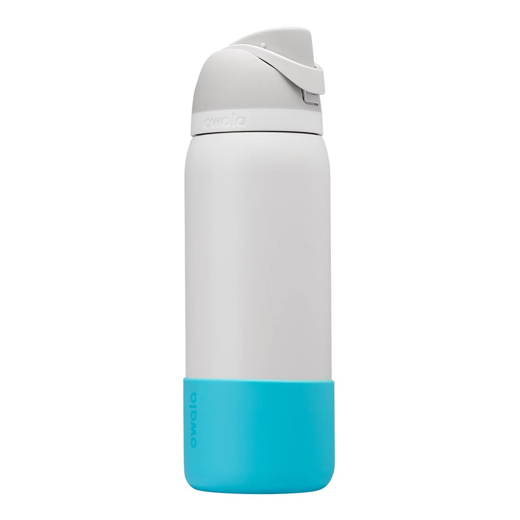 Owala Silicone Boot Accessory for Stainless Steel Water Bottles, Anti-Slip Dent Protective Sleeve, Protects FreeSip, Aqua, Made 32 Oz Water Bottle
