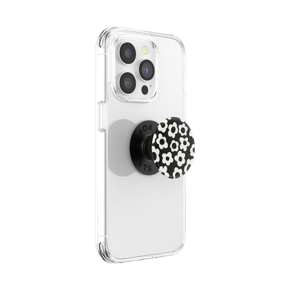 PopSockets Adhesive Phone Grip, Holder- Black