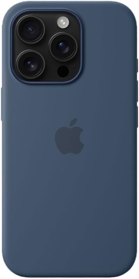 Apple iPhone 16 Pro Max Silicone Case with MagSafe and Camera Control: Lightweight Phone Case, Wireless Charging Compatible, Smooth Matte Finish, Black