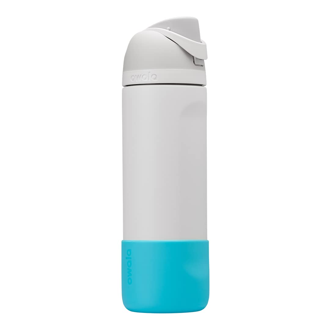 Owala Silicone Boot Accessory for Stainless Steel Water Bottles, Anti-Slip Dent Protective Sleeve, Protects FreeSip, Aqua, Made 32 Oz Water Bottle