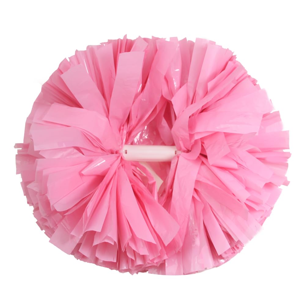 Hooshing 2/6/12PCS Pom Poms Cheerleading with Baton Handle Cheerleader Pompoms for Cheering Sports Games Dancing Party Team Spirit