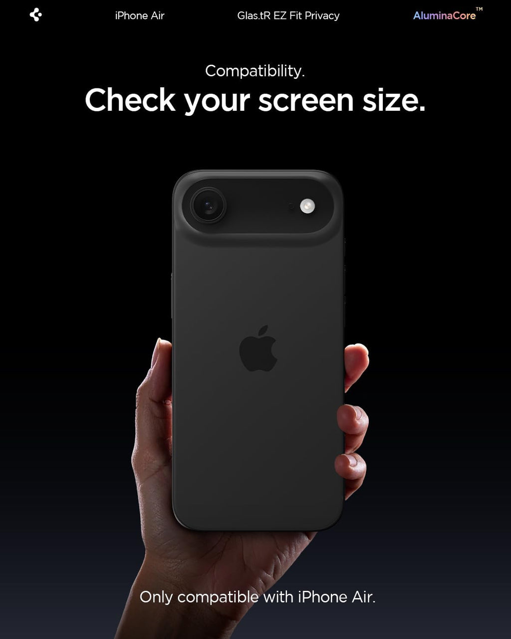 Spigen Privacy Screen Protector for iPhone 17 Pro Max, 16 Pro Max