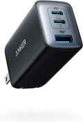 Anker 65W Max 3-Port USB C Charger Block, Compact Foldable Phone Charger