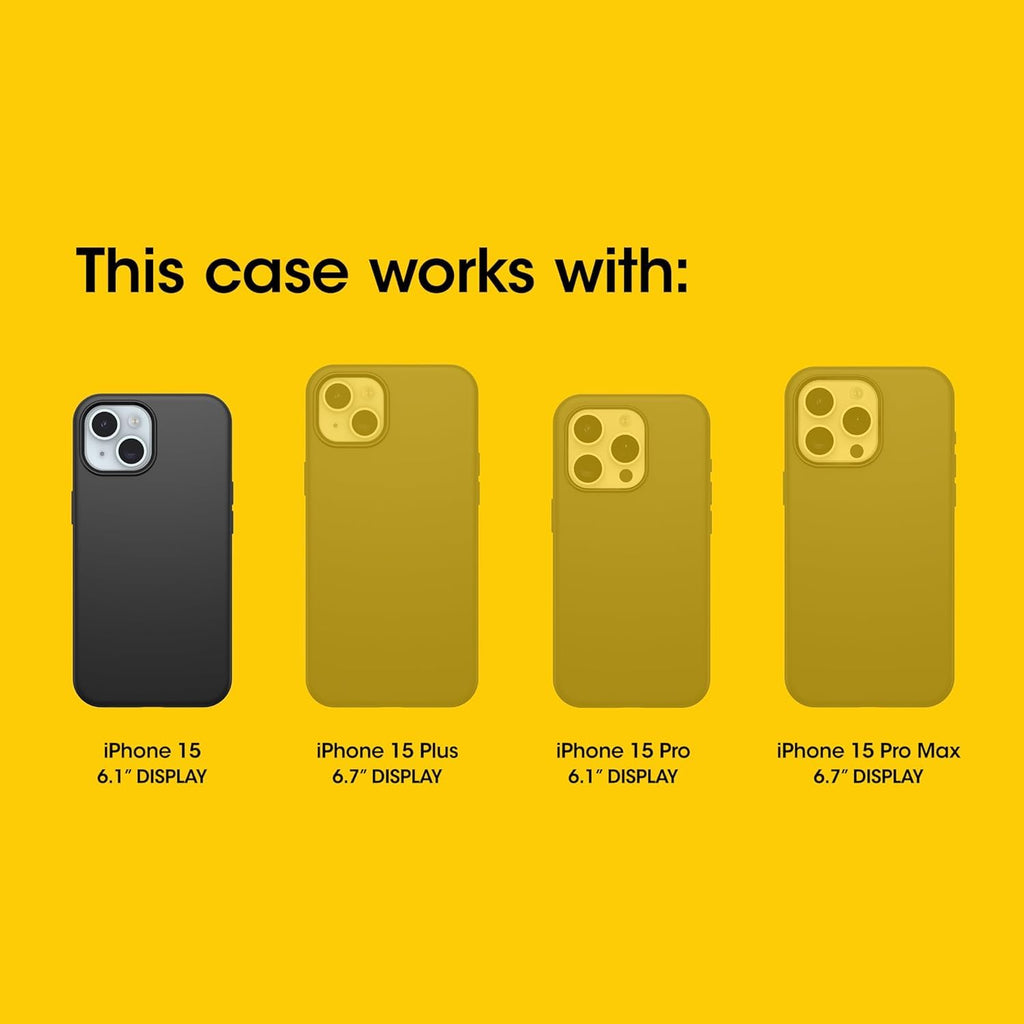 OtterBox iPhone 17e, 16e, 15, 14, & 13 Commuter Series Case - Black, Slim & Tough, Pocket-Friendly, with Port Protection - Thin & Protective iPhone Case, Dual-Layer, Impact Absorbing iPhone Case