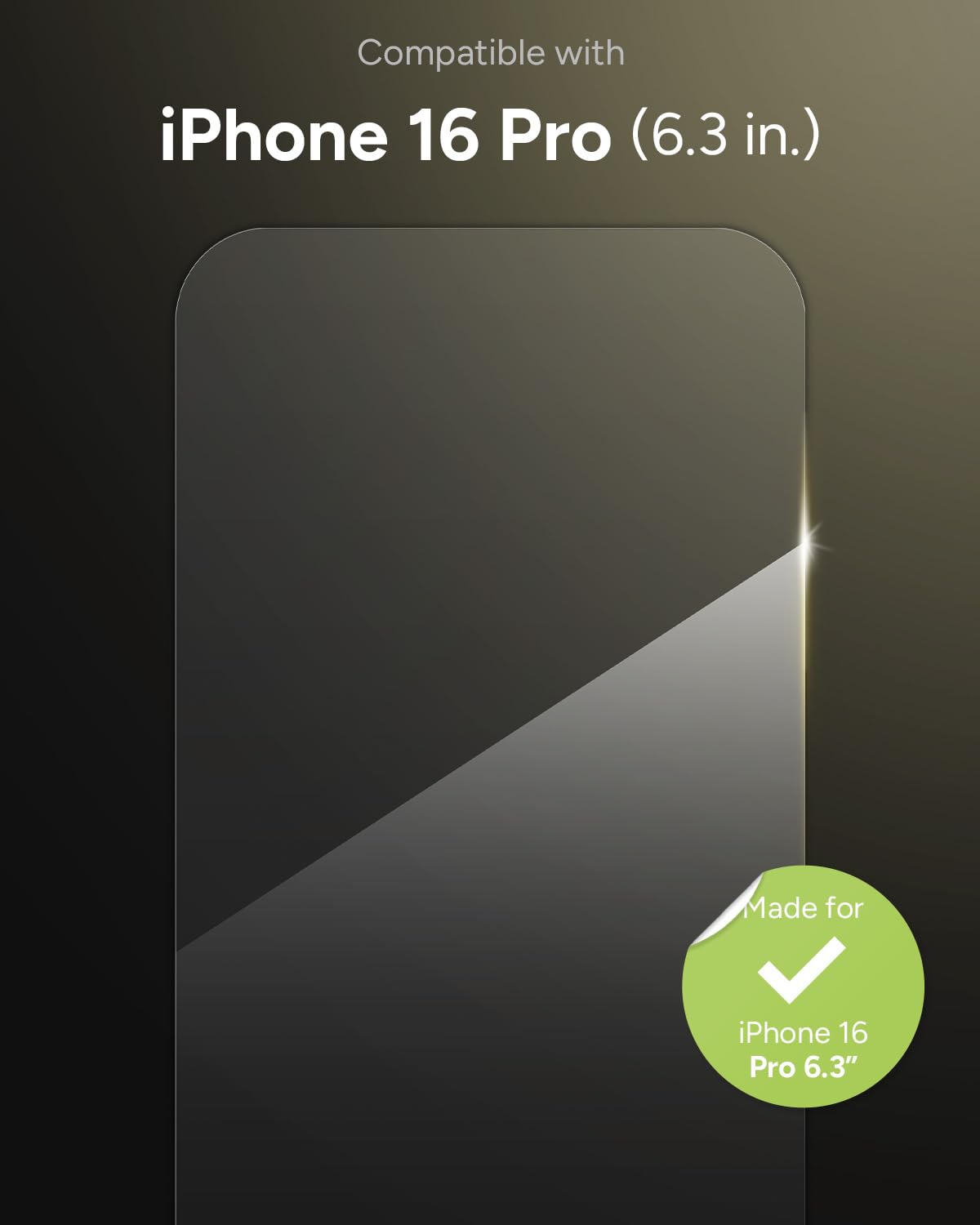 ZAGG Glass+ Screen Protector for iPhone 18 Pro Max/iPhone 17 Pro Max