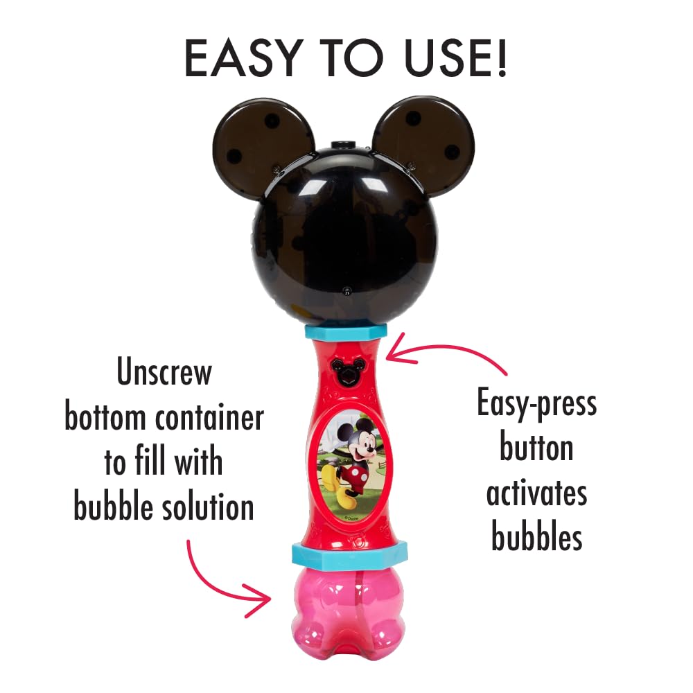Little Kids Paw Patrol Marshall Light and Sound Musical Bubble Wand, Includes Bubble Solution