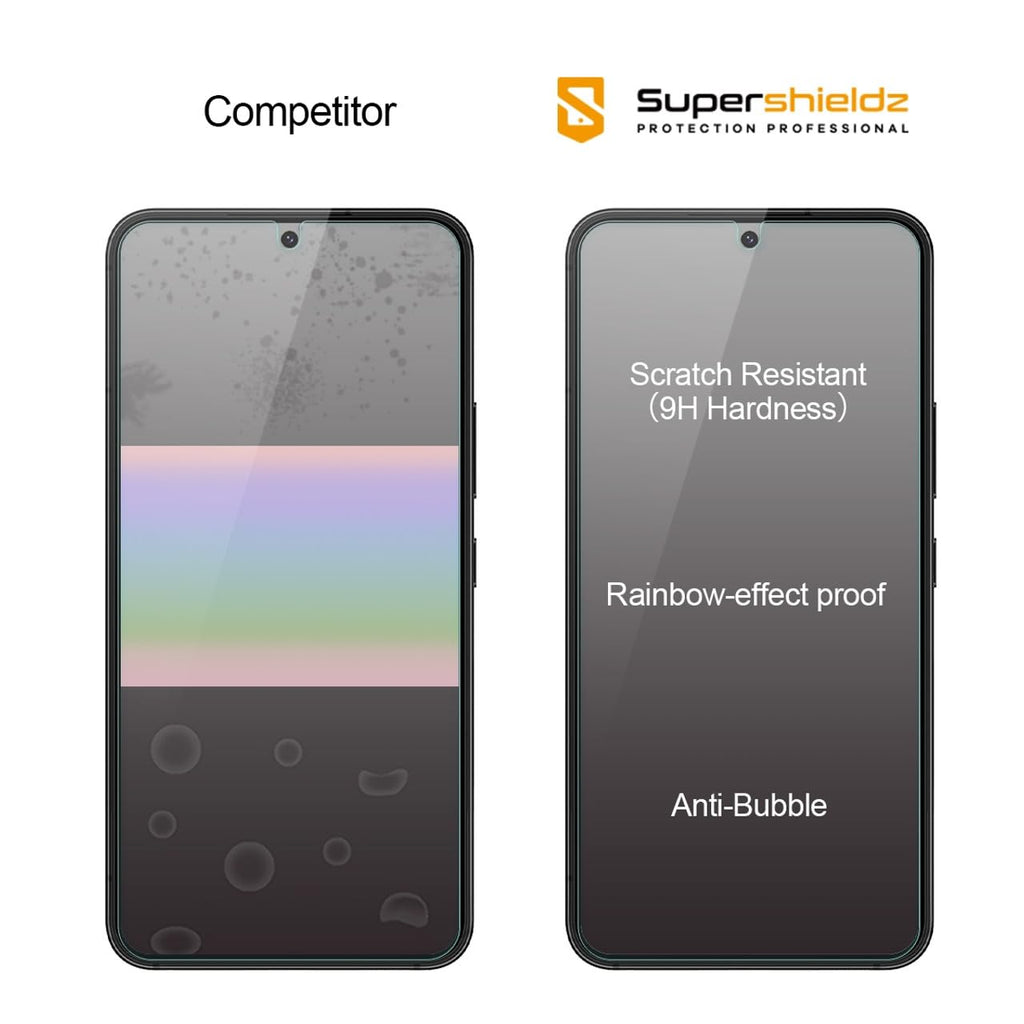 Supershieldz (3 Pack) Designed for Samsung (Galaxy S24 Ultra) Tempered Glass Screen Protector, Anti Scratch, Bubble Free