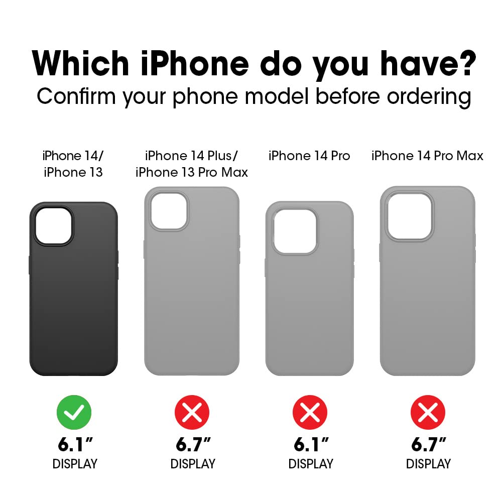 OtterBox iPhone 14, 13 – Commuter Series Slim Case - Pink