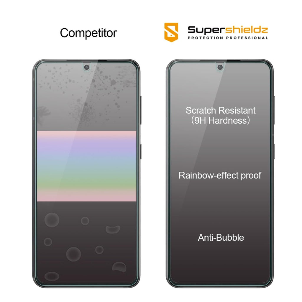 Supershieldz (3 Pack) Designed for Samsung (Galaxy S24 Ultra) Tempered Glass Screen Protector, Anti Scratch, Bubble Free