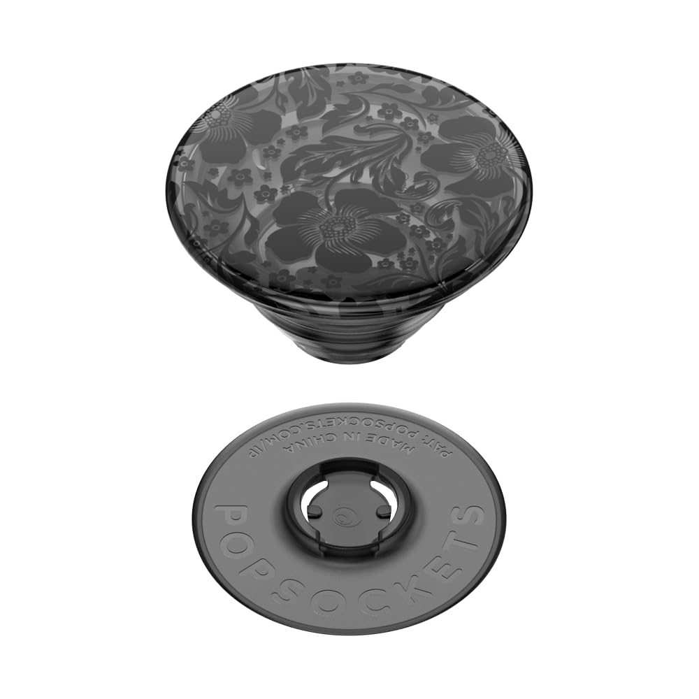 PopSockets Adhesive Phone Grip, Holder- Black
