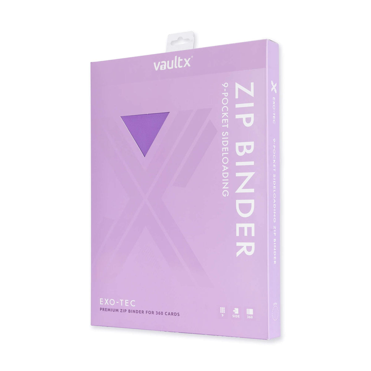 Vault X 9 Pocket Zip Trading Card Binder 360 Cards Exo-Tec (Black)
