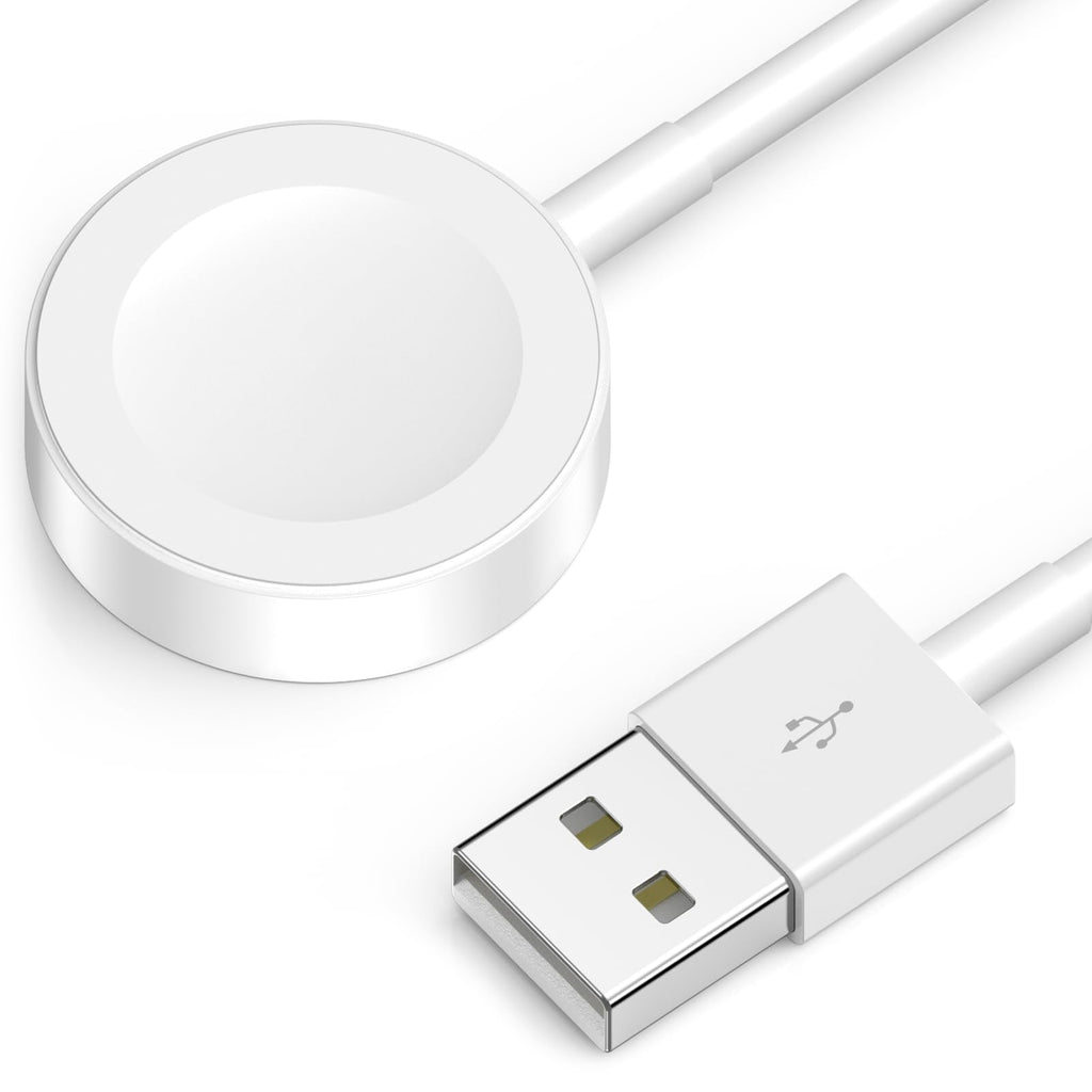 2026 Upgraded for Apple Watch Charger USB Magnetic Fast Charging Cable Portable Wireless Charging Accessories Compatible with iWatch Series 11/10/9/8/7/6/5/4/3/2 Ultra 3/2/SE-Pink