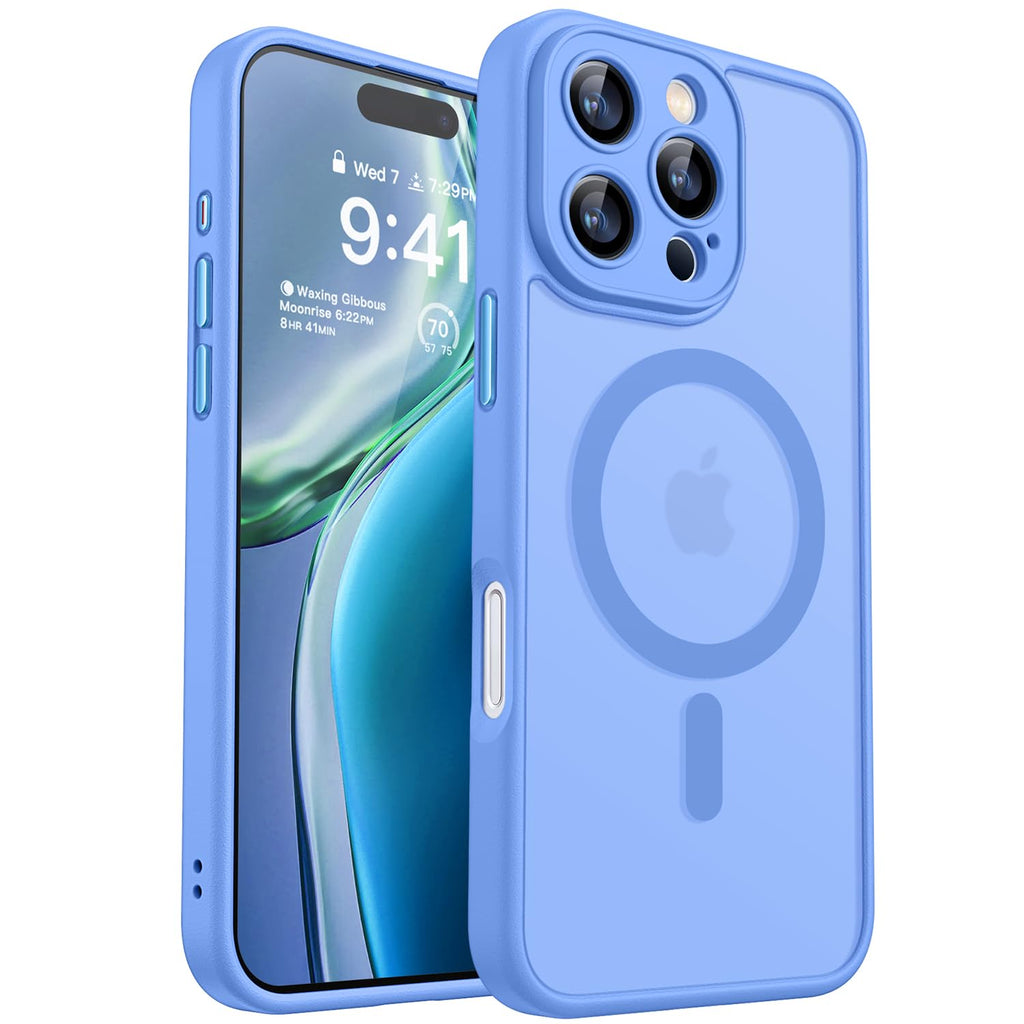 CANSHN Magnetic Shockproof for iPhone 17 Pro Max Case, Hot Pink