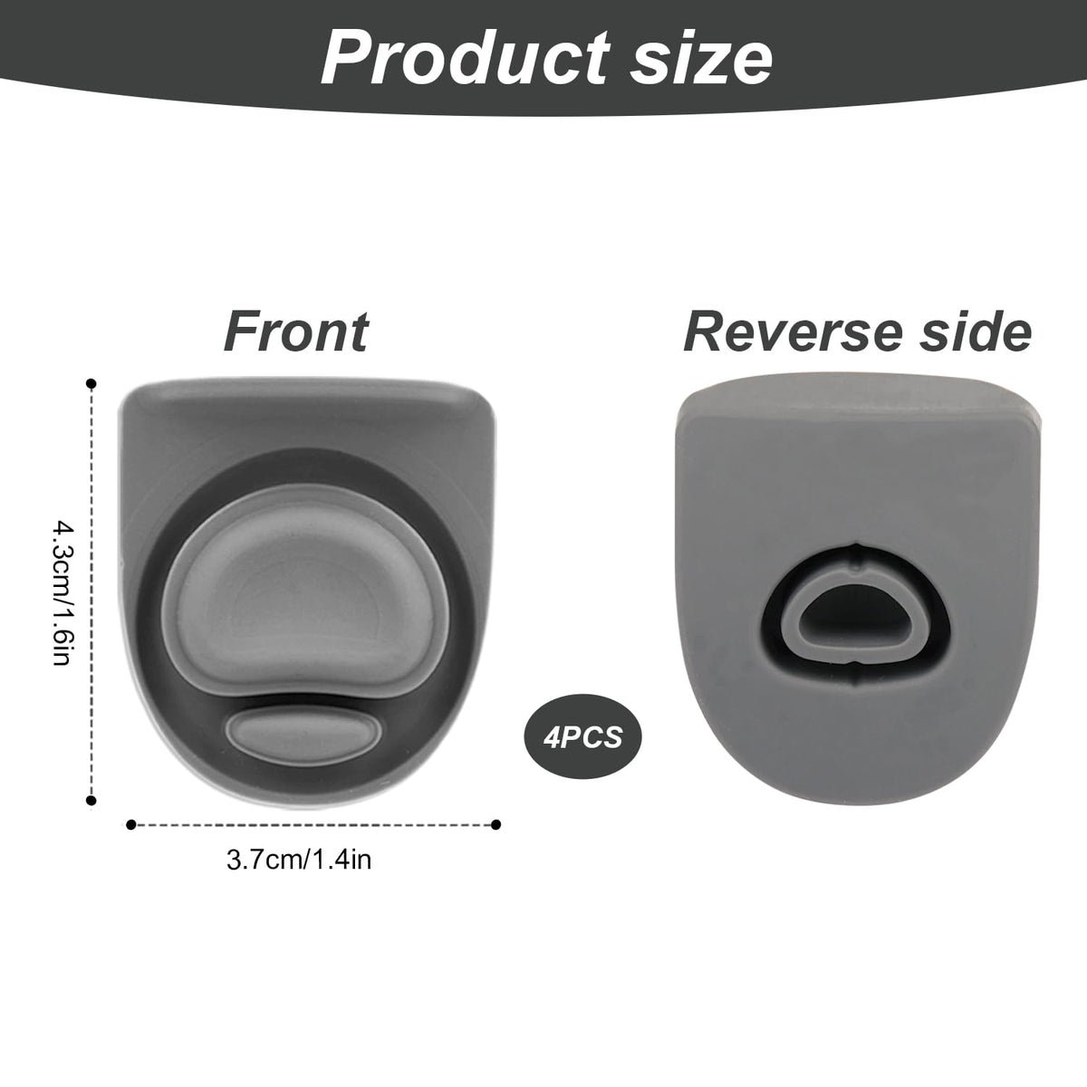 4 Sets Replacement Lid Stopper & Ring Gasket for Owala FreeSip 24oz 32oz