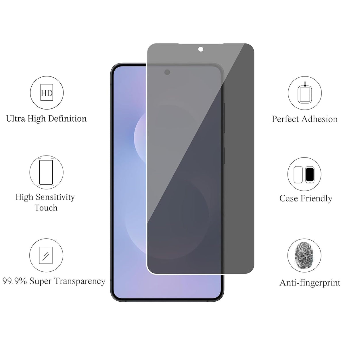 Ailun Screen Protector + Camera Lens Protector for Galaxy S24+ / S24 Plus