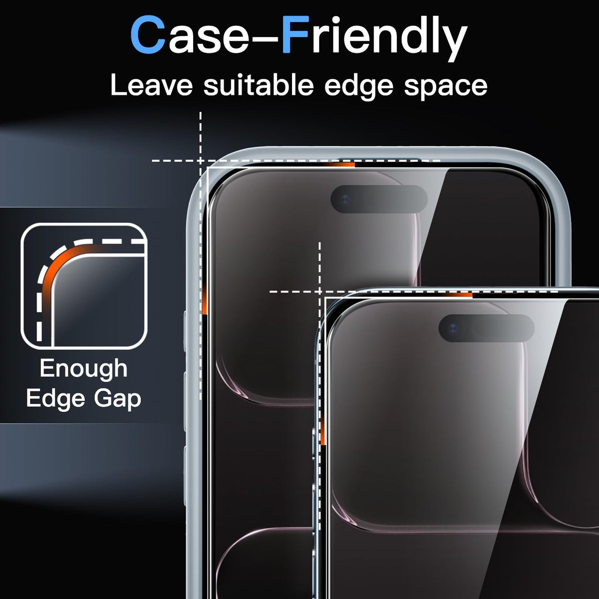JETech Screen Protector for iPhone 18 Pro Max/17 Pro Max, 3-Pack
