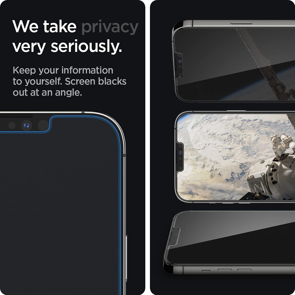 Spigen Privacy Screen Protector for iPhone 17 Pro Max, 16 Pro Max