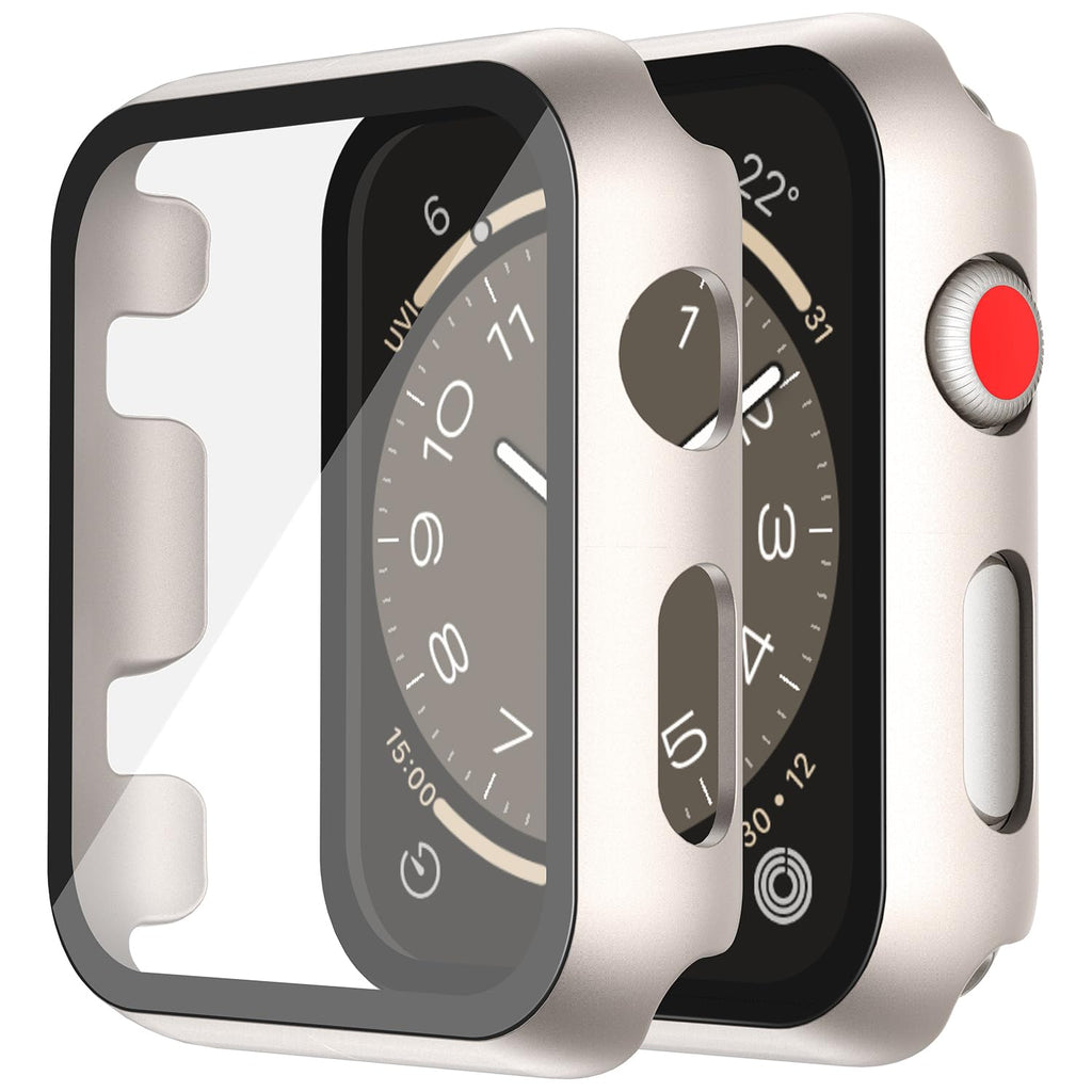 Misxi Case with Screen Protector for 38mm Apple Watch Series 3/2