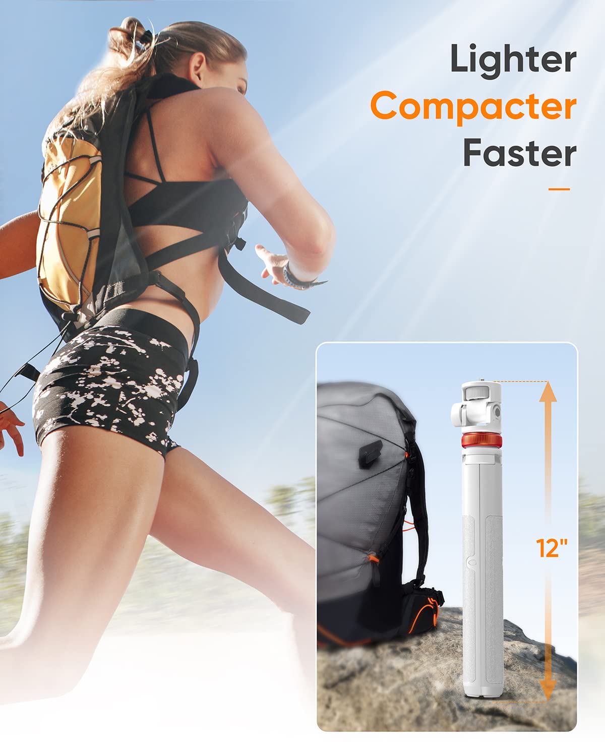 EUCOS 62" Phone Tripod, Tripod for iPhone & Selfie Stick with Remote