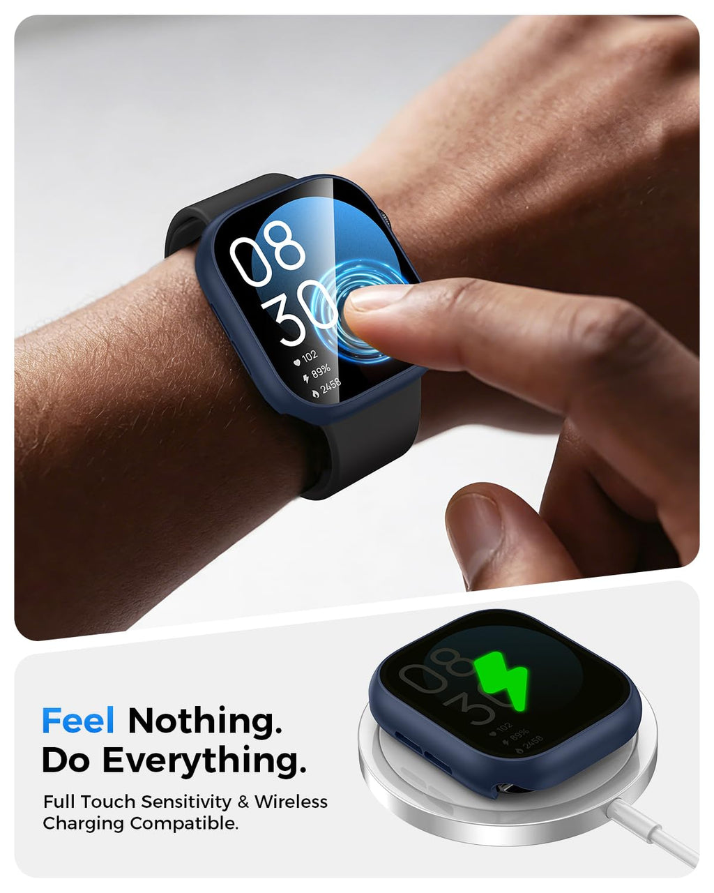 Goton IP67 Waterproof Case with Glass for Apple Watch Series 11/10 46mm