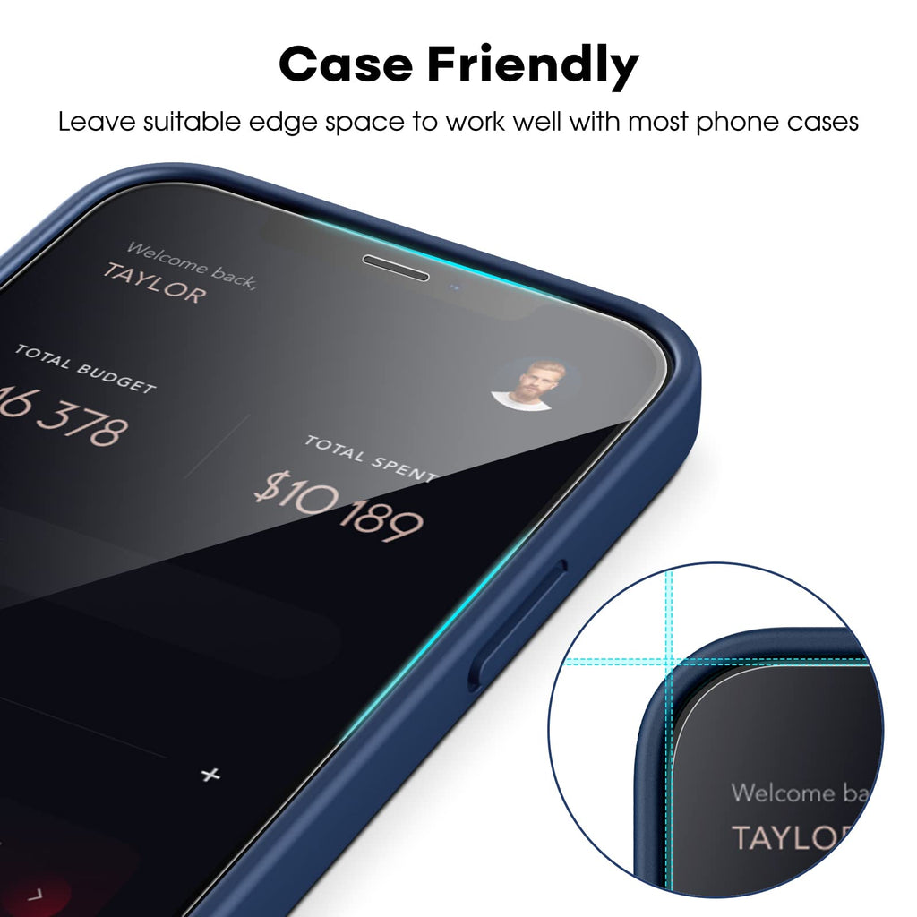 JETech Screen Protector for iPhone 18 Pro Max/17 Pro Max, 3-Pack