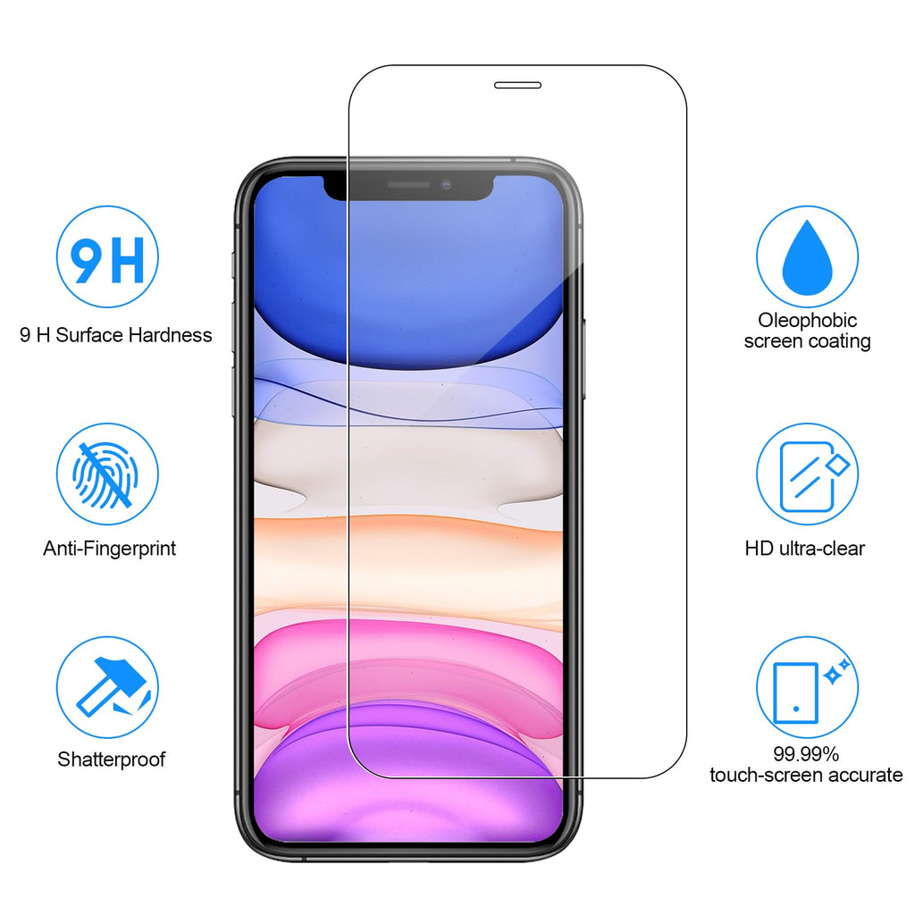 SIBEITU 3+3 Pack Screen Protector + Camera Lens Protector for iPhone 18 Pro