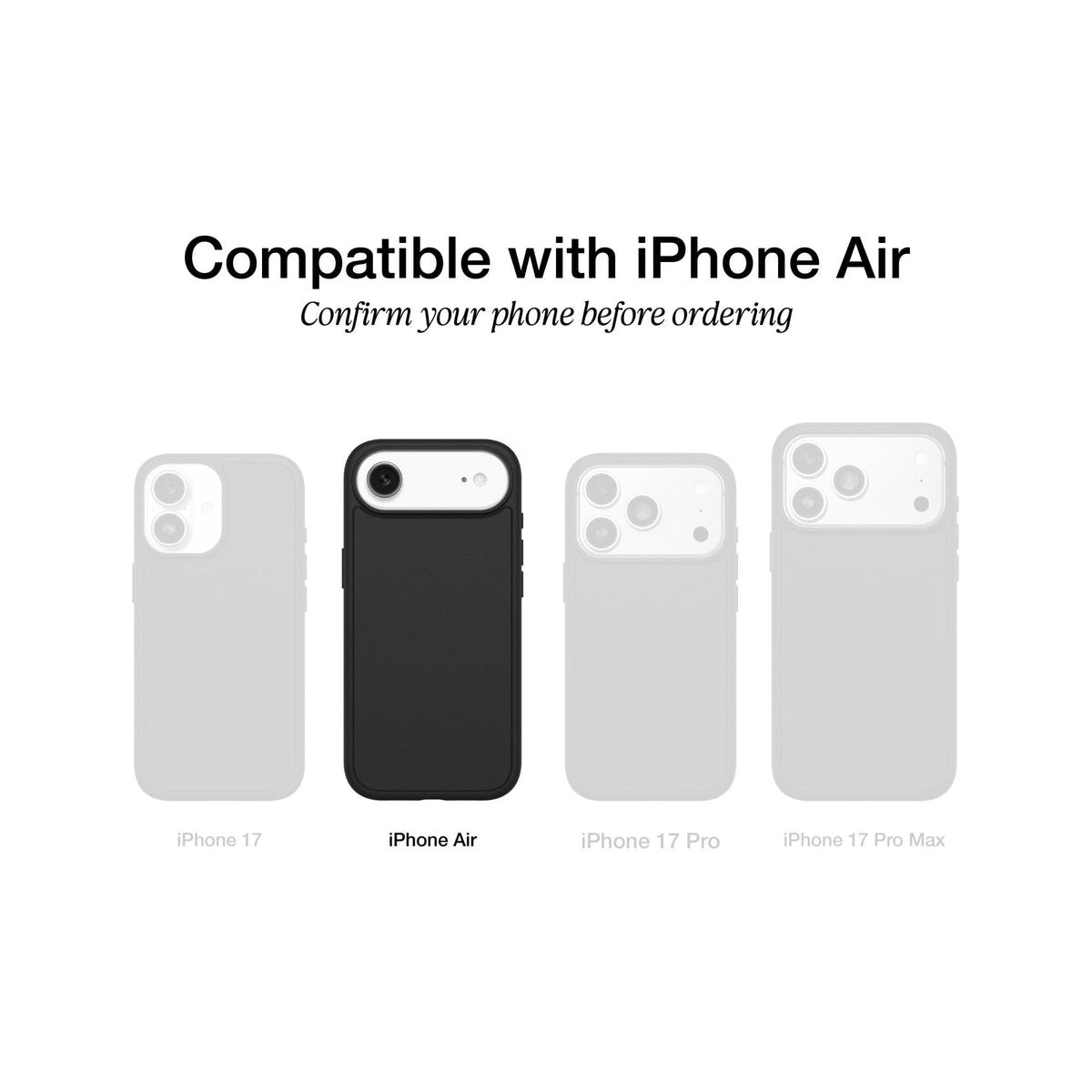 OtterBox iPhone 18/17 Pro Commuter Series Case - Black