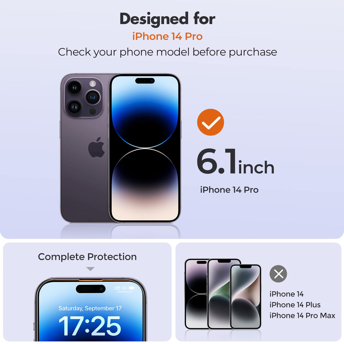 UNBREAKcable 3-Pack Screen Protector for iPhone SE 2022/SE 2020, iPhone 8/7