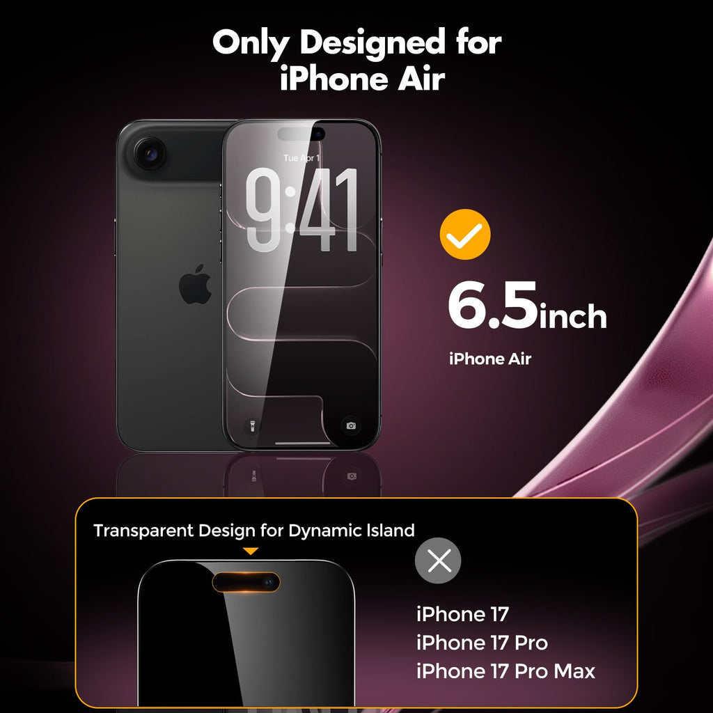 UNBREAKcable Privacy Screen Protector for iPhone 16 Pro Max, Full Coverage
