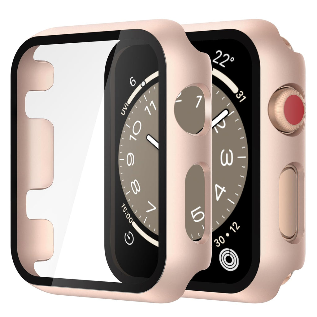 Misxi Case with Screen Protector for 38mm Apple Watch Series 3/2