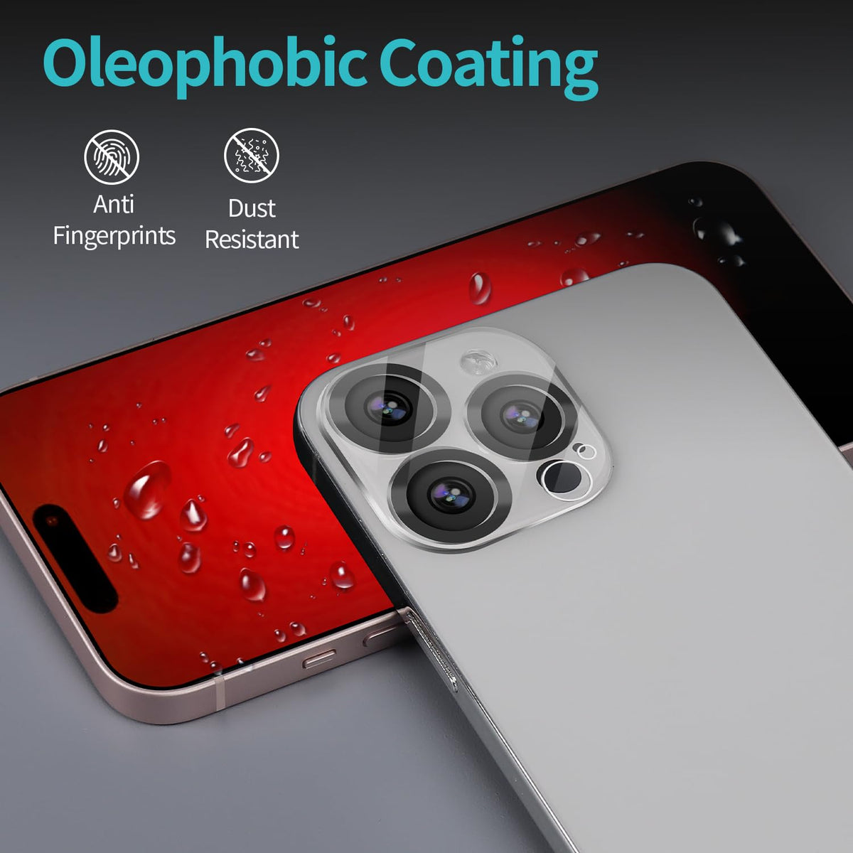 PEHAEL for iPhone 18 Pro Privacy Screen Protector+Camera Lens Protector