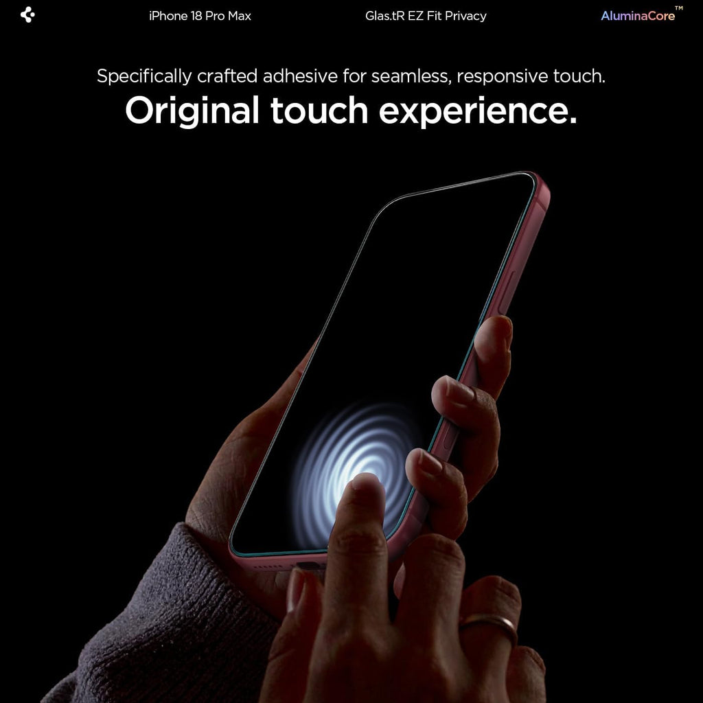 Spigen Privacy Screen Protector for iPhone 17 Pro Max, 16 Pro Max