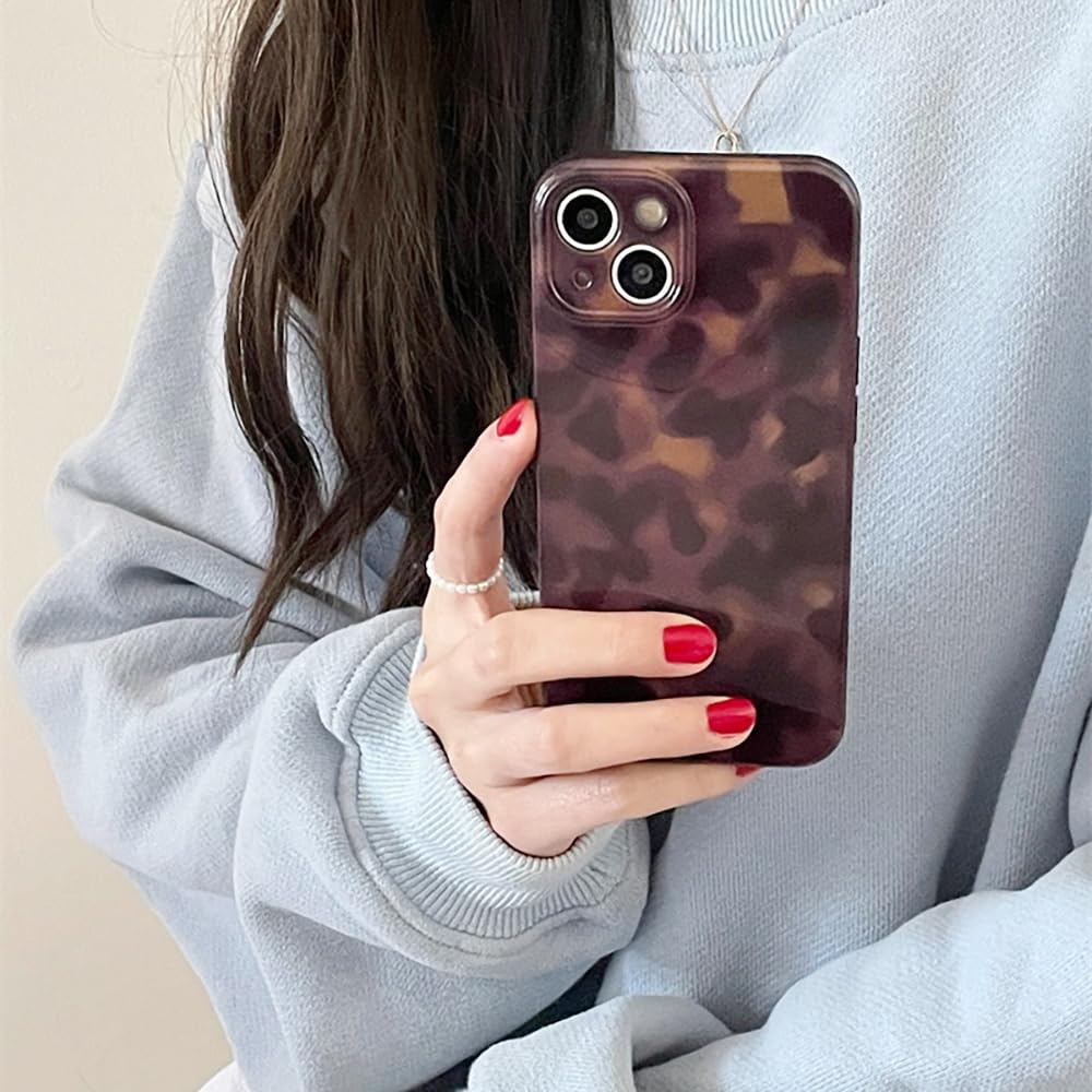 Cute Phone Case for iPhone 16 Pro Case Cheetah Leopard Print
