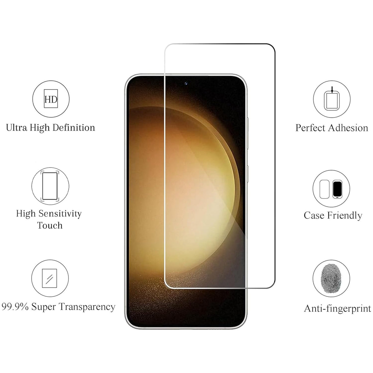Ailun Screen Protector + Camera Lens Protector for Galaxy S24+ / S24 Plus