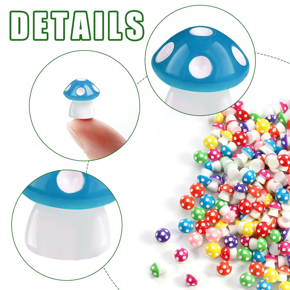 DIYDEC 40PCS Christmas Mini Ducks Figures Toys Miniature Resin Animal Decor