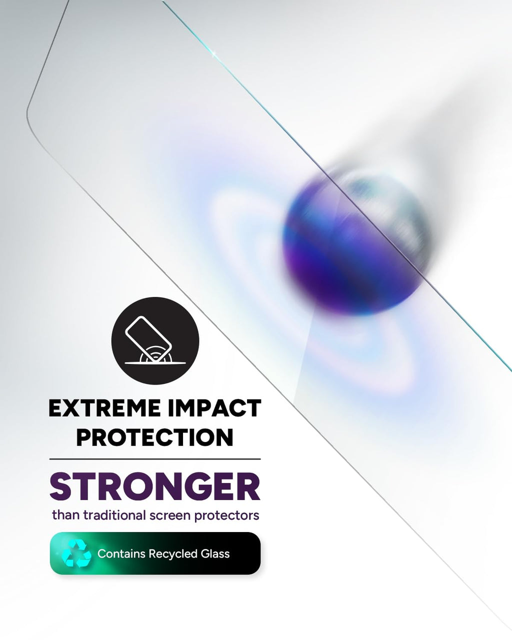 ZAGG Glass+ Screen Protector for iPhone 18 Pro Max/iPhone 17 Pro Max