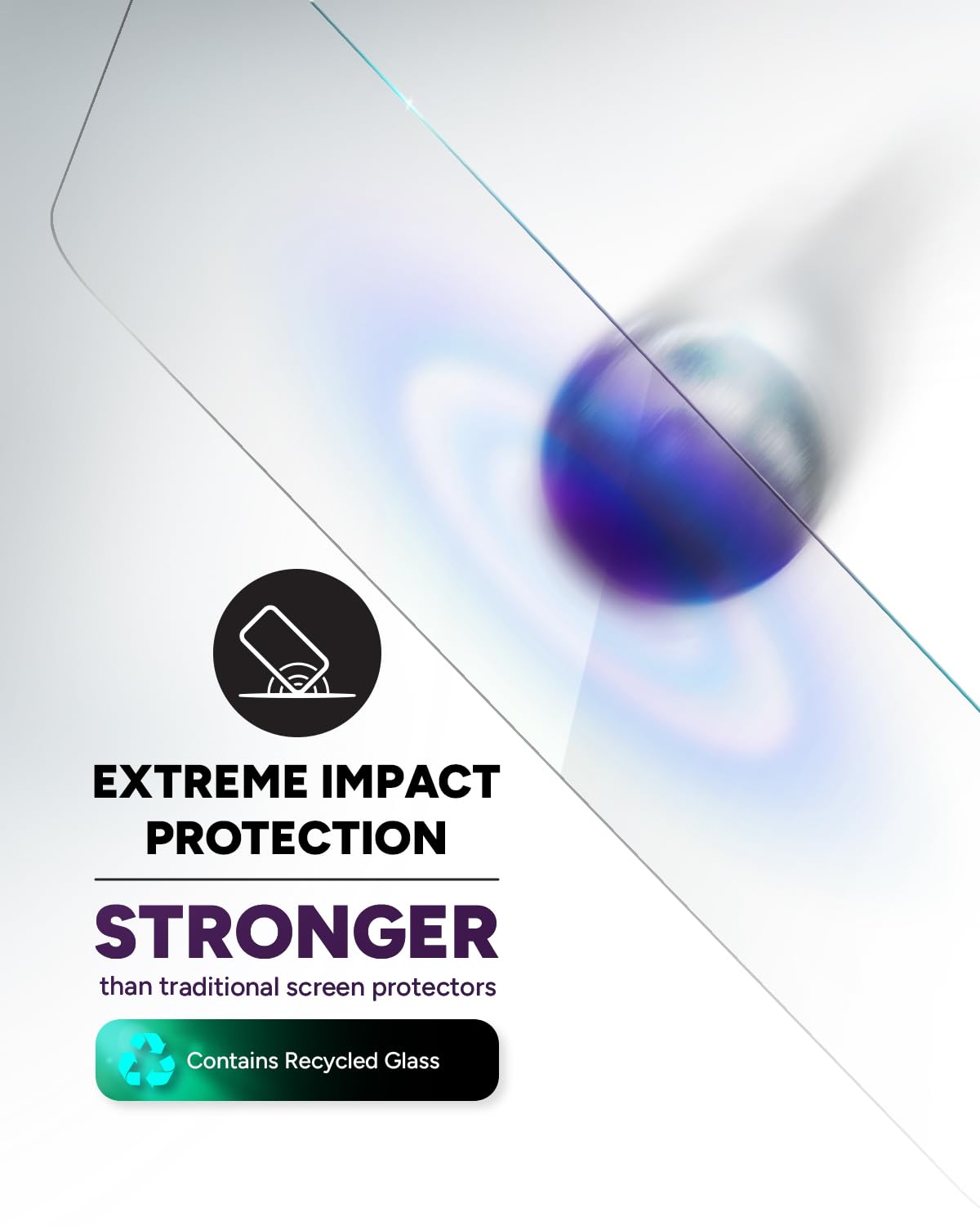 ZAGG Glass+ Screen Protector for iPhone 18 Pro Max/iPhone 17 Pro Max