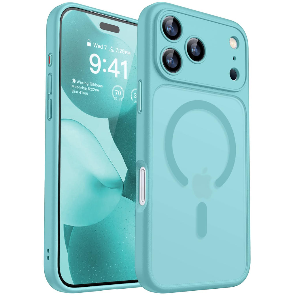 CANSHN Magnetic Shockproof for iPhone 17 Pro Max Case, Hot Pink