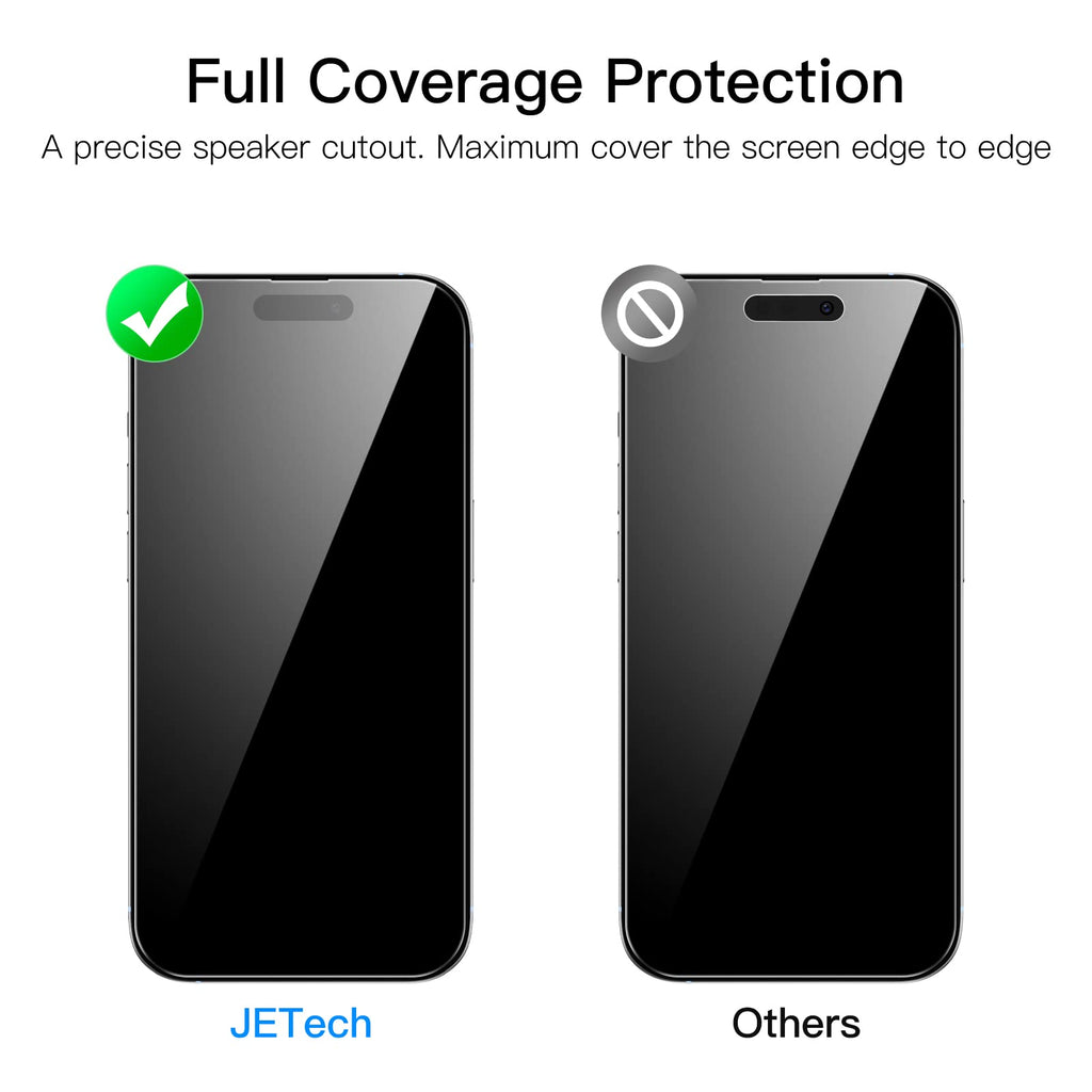 JETech Screen Protector for iPhone 13/13 Pro, 3-Pack