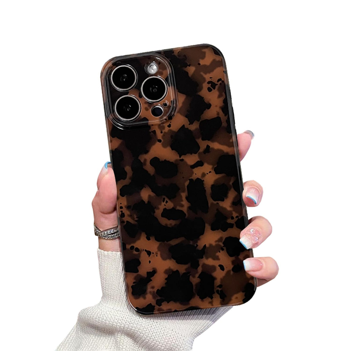 Cute Phone Case for iPhone 16 Pro Case Cheetah Leopard Print
