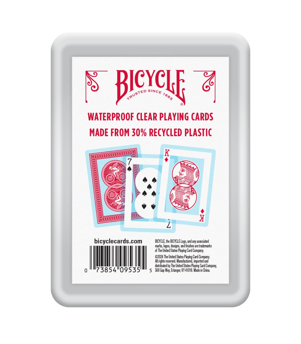 Bicycle Playing Cards 2 Pack Standard Poker Size Red and Blue