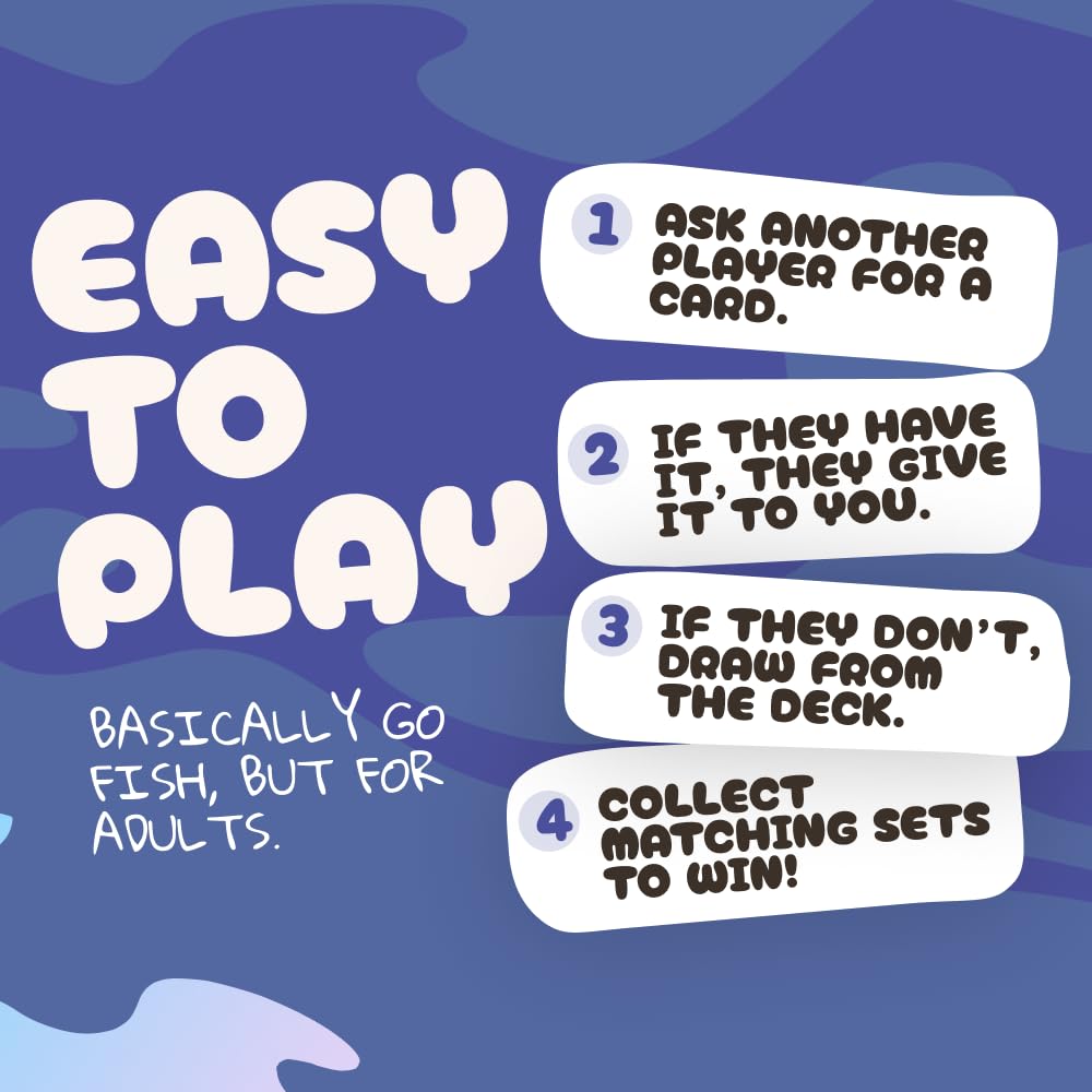 Go F Yourself Jesus Christ! Grown Up Go Fish Card Game, Funny Gag Gift