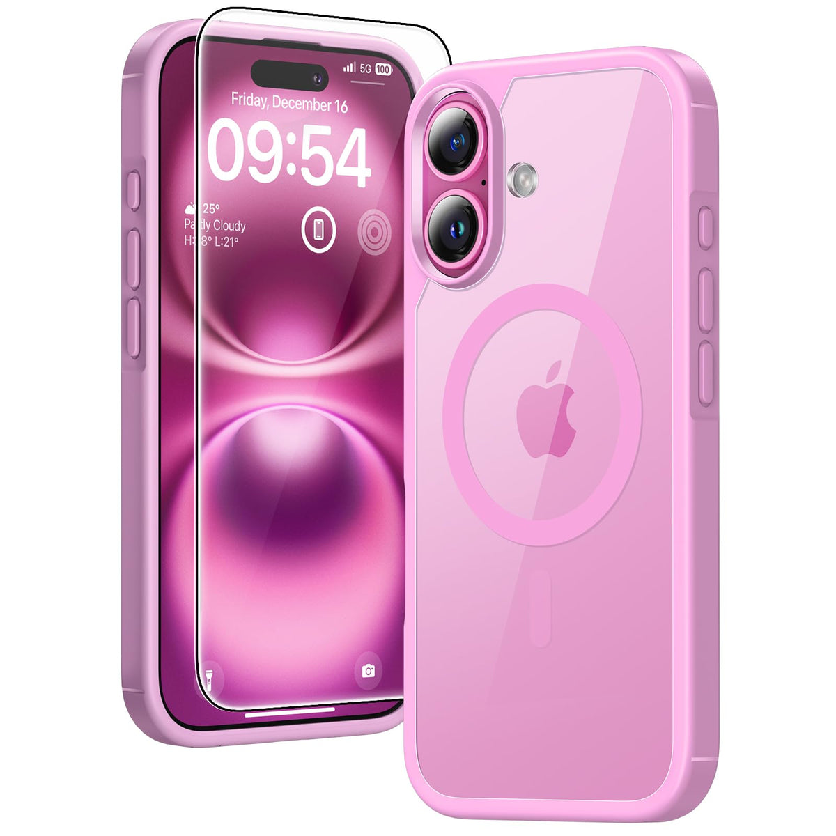 TAURI for iPhone 15 Pro Case, Compatible with MagSafe, Clear