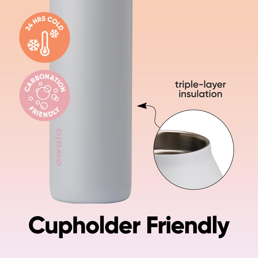 Owala FreeSip Twist Stainless Steel Water Bottle 24 oz Daybreak