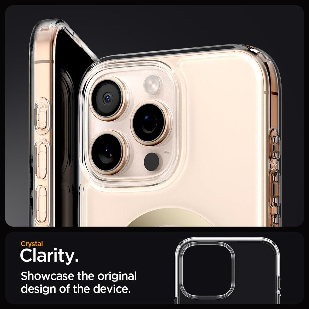 Spigen Ultra Hybrid MagFit for iPhone 17 Pro / 18 Pro Case, Frost Black