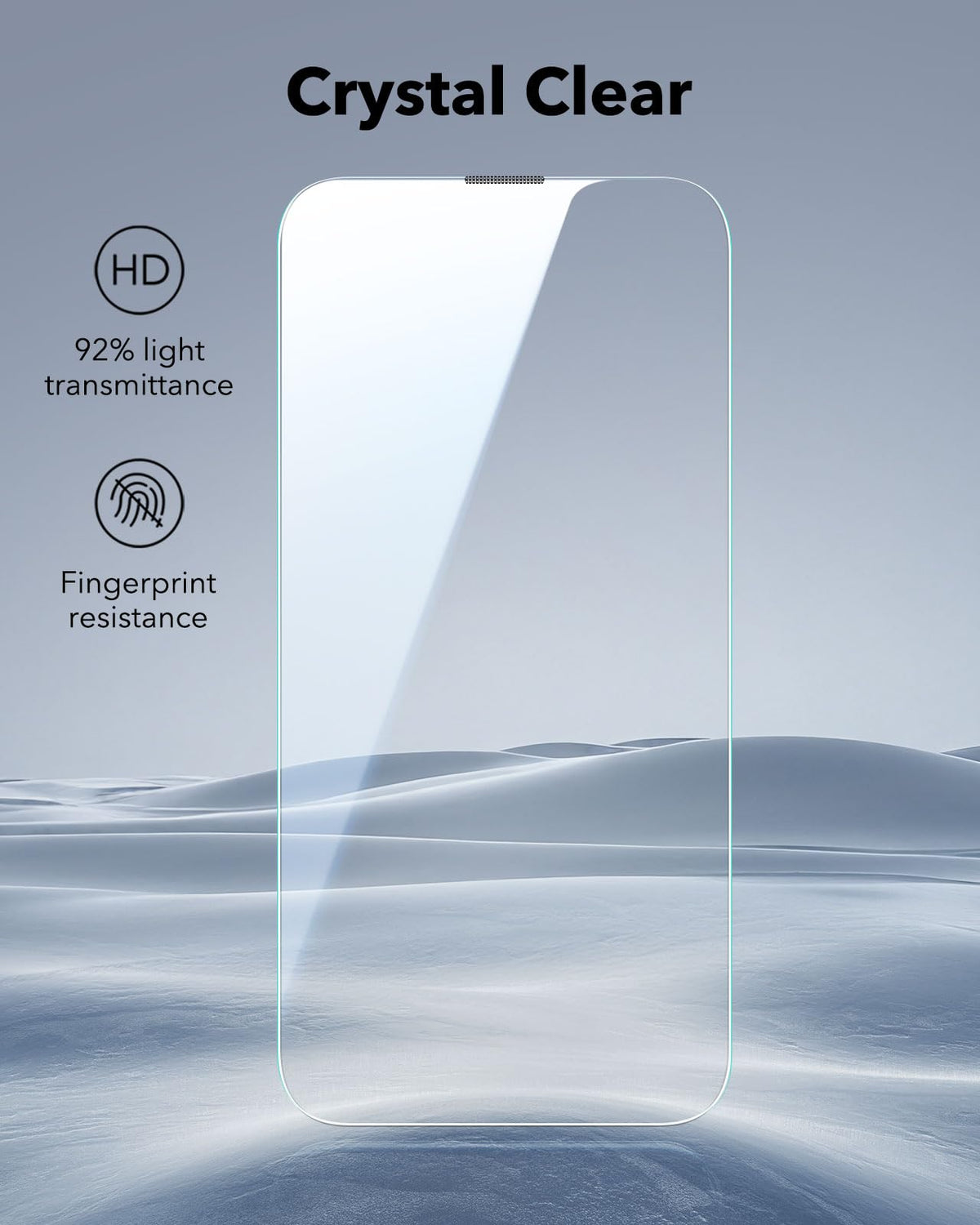 ESR 3 Pack for iPhone 17 Pro Screen Protector, Classic