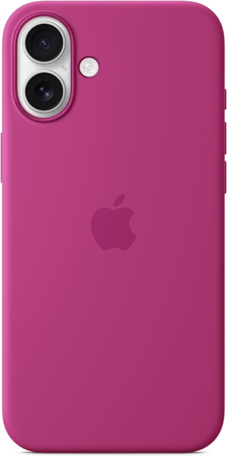 Apple iPhone 16 Pro Max Silicone Case with MagSafe and Camera Control: Lightweight Phone Case, Wireless Charging Compatible, Smooth Matte Finish, Black
