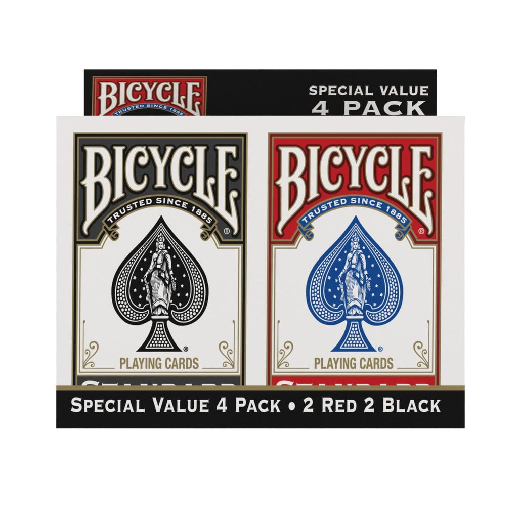 Bicycle Playing Cards 2 Pack Standard Poker Size Red and Blue