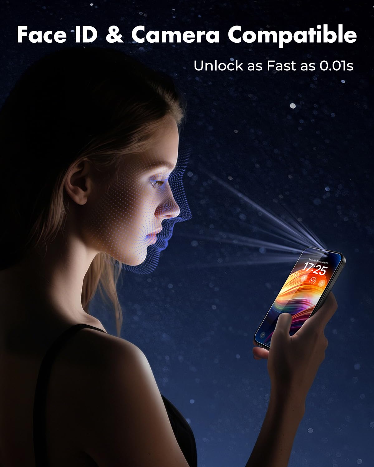 UNBREAKcable 2-Pack Screen Protector for iPhone 17 Pro Tempered Glass